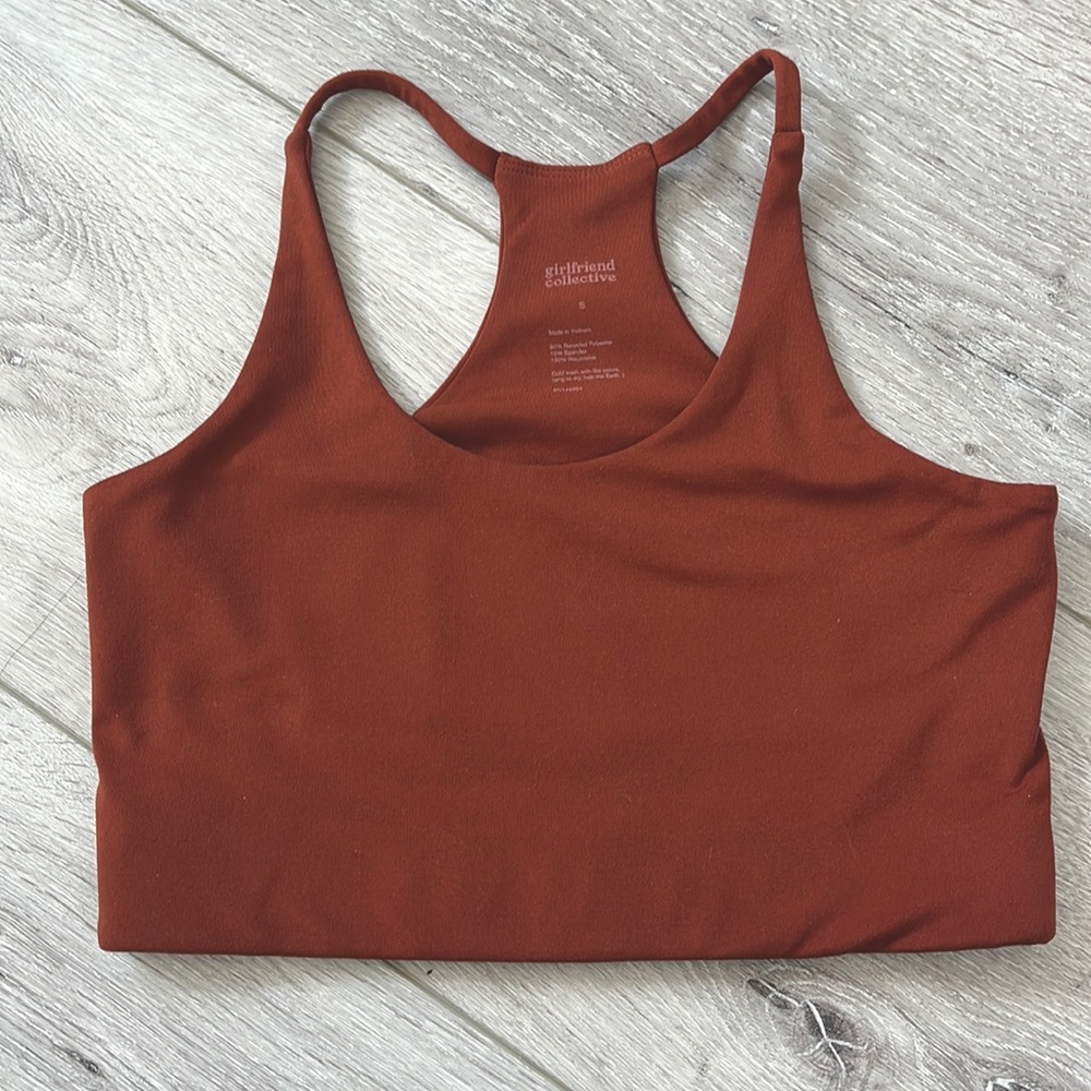 Girlfriend Collective Halter Racerback Sports Bra - Small, Never Worn Brand New!